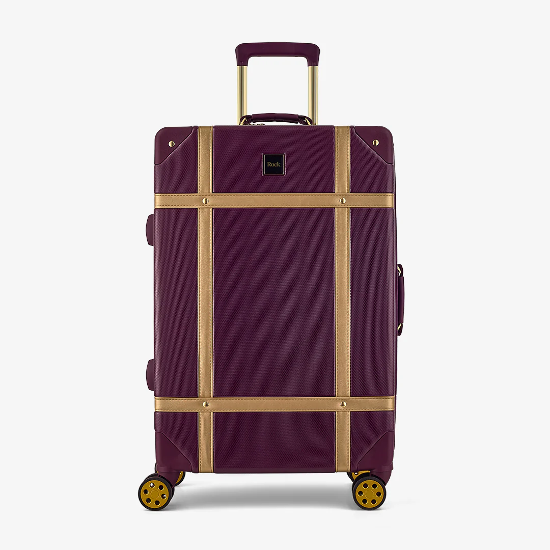 Vintage Medium Suitcase in Fig - Image 2