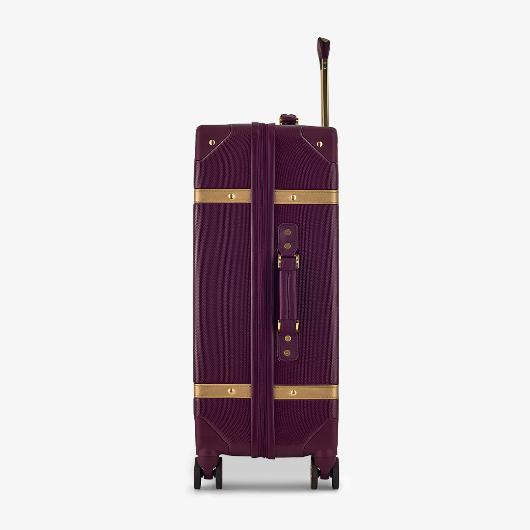 Vintage Medium Suitcase in Fig - Image 3