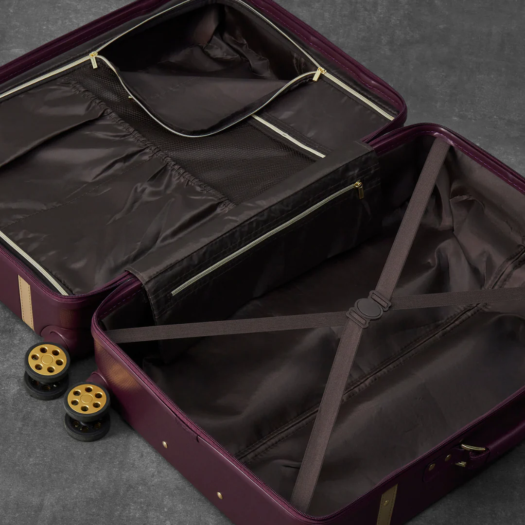 Vintage Medium Suitcase in Fig - Image 5