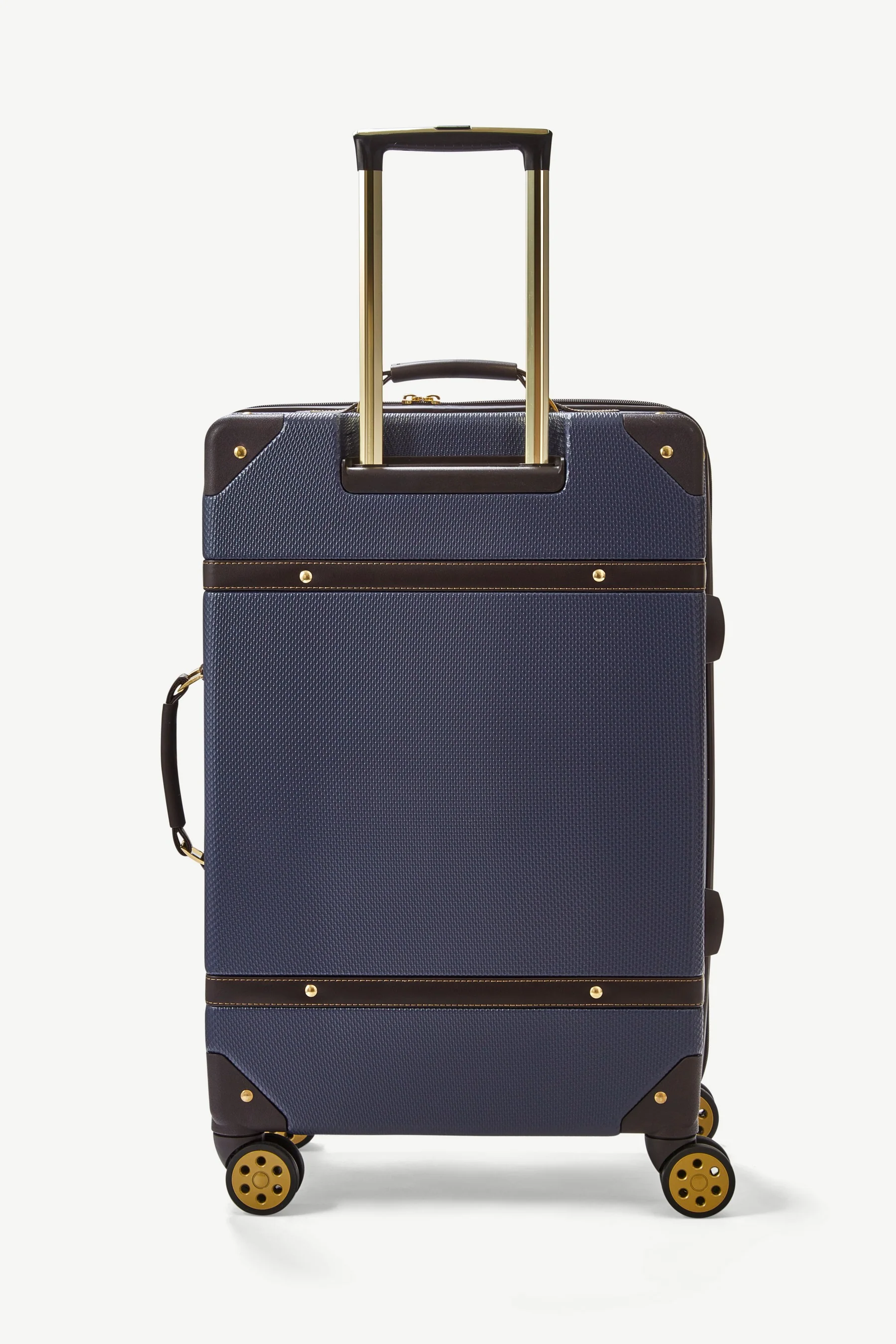 Vintage Medium Suitcase in Navy - Image 4