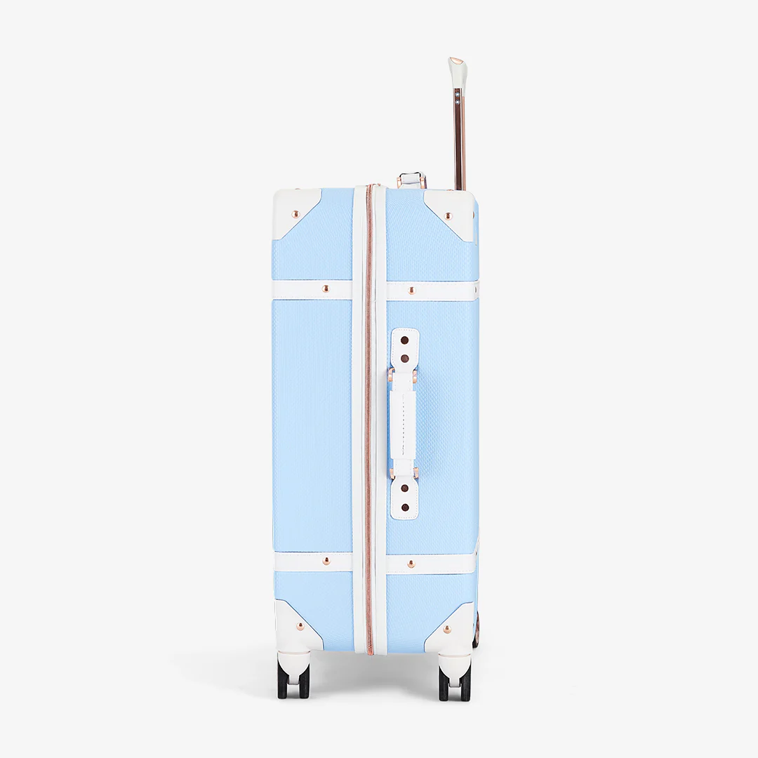Vintage Medium Suitcase in Sky Blue - Image 3