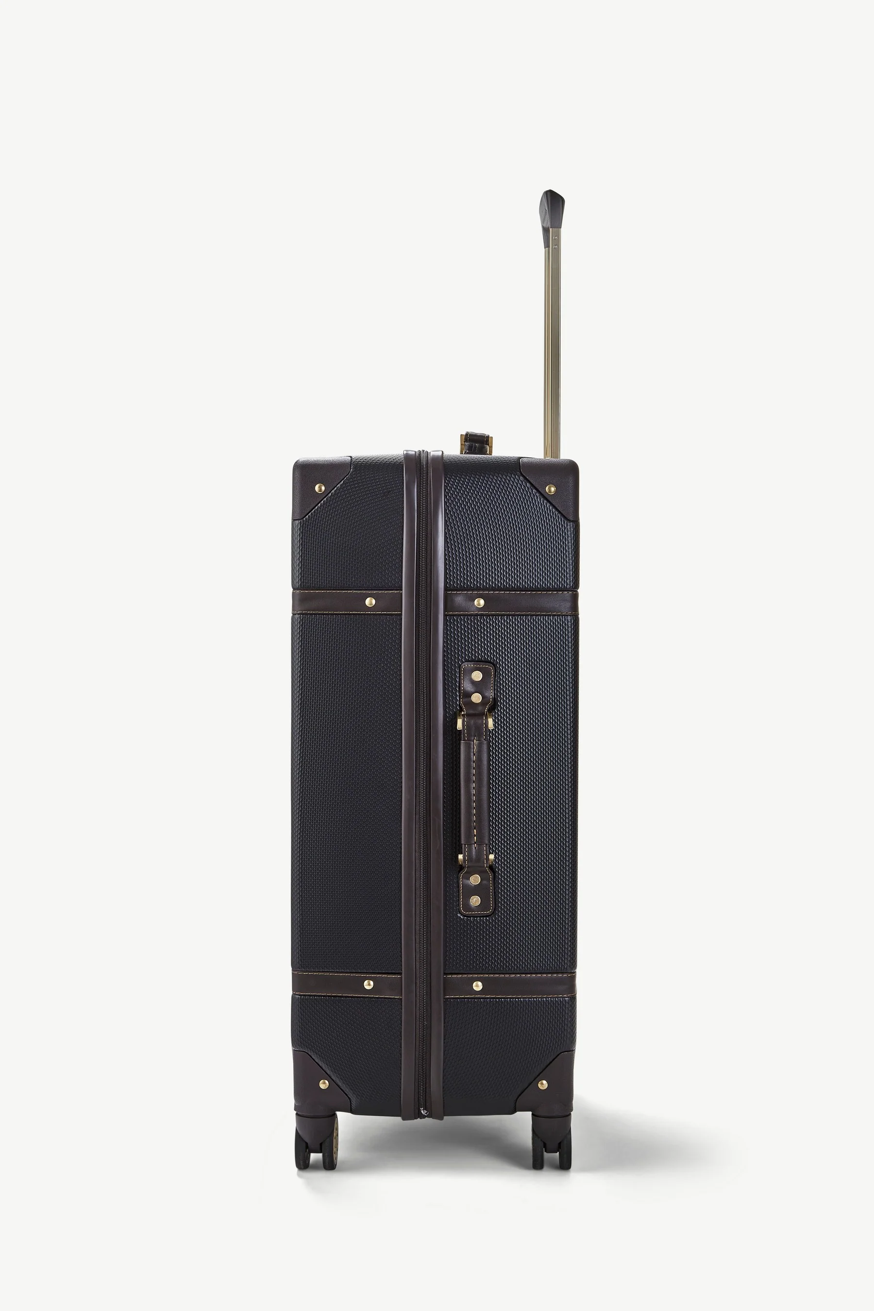 Vintage Set of 4 Suitcases in Black - Image 5