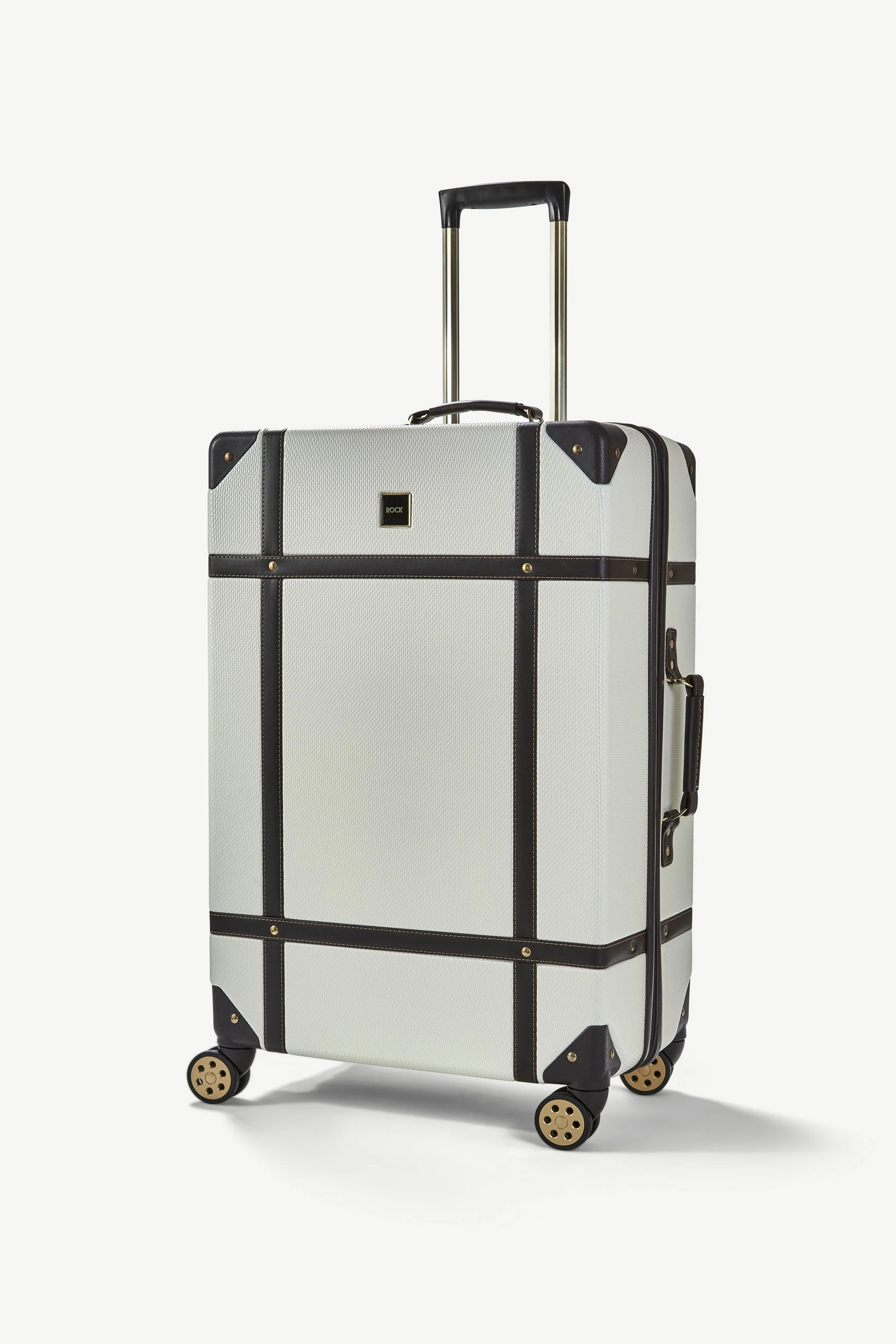 Vintage Set of 4 Suitcases in Cream - Image 3