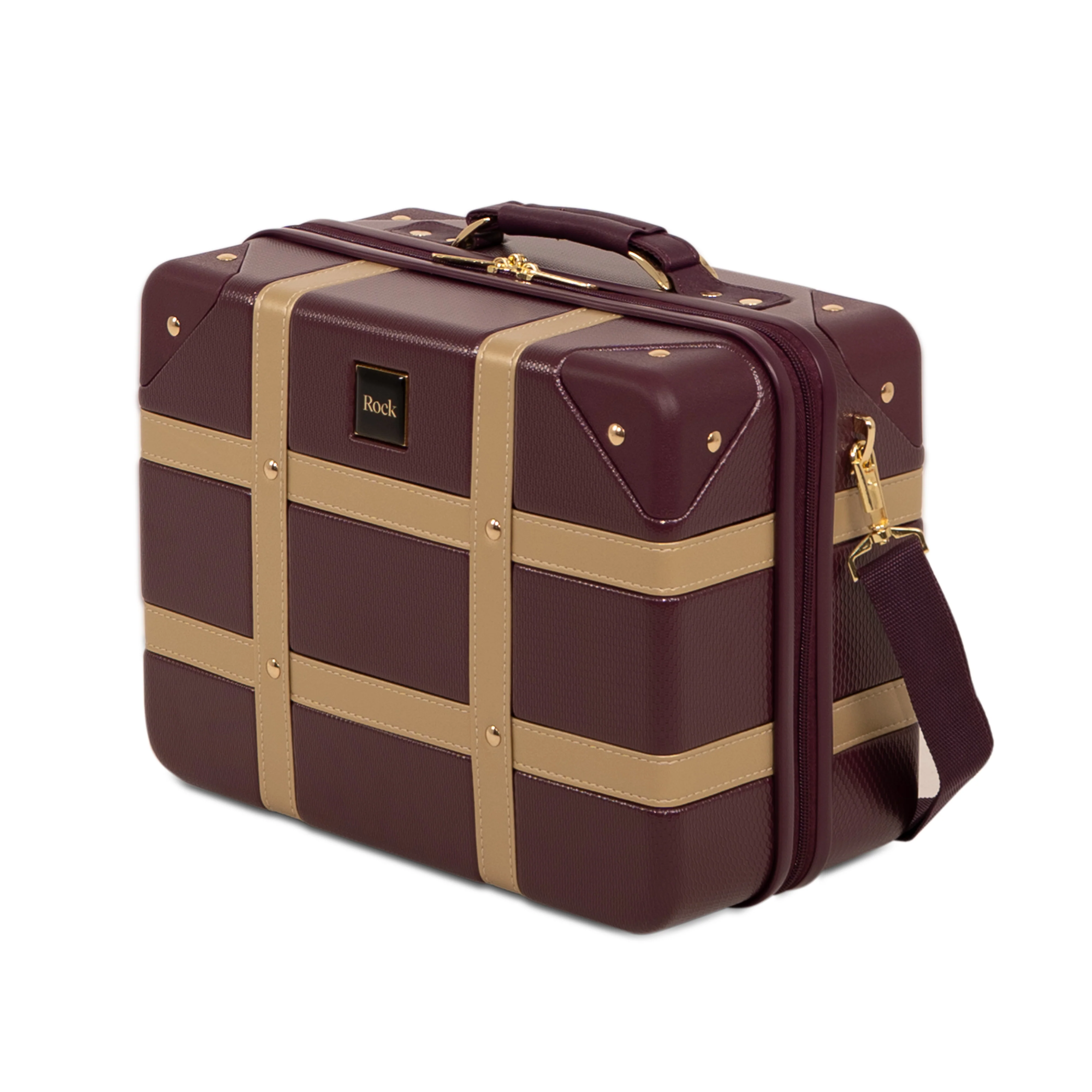 Vintage Set of 4 Suitcases in Fig - Image 2