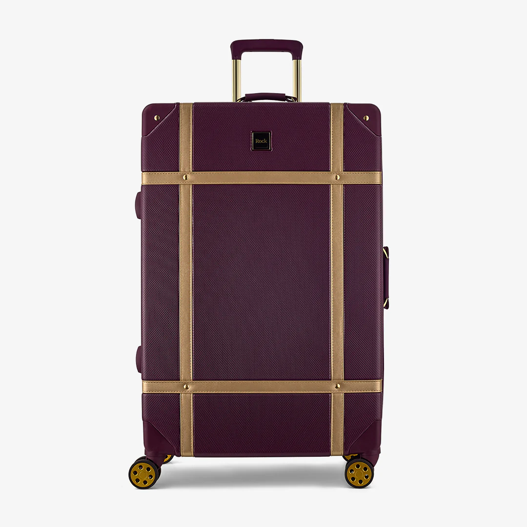 Vintage Set of 4 Suitcases in Fig - Image 4