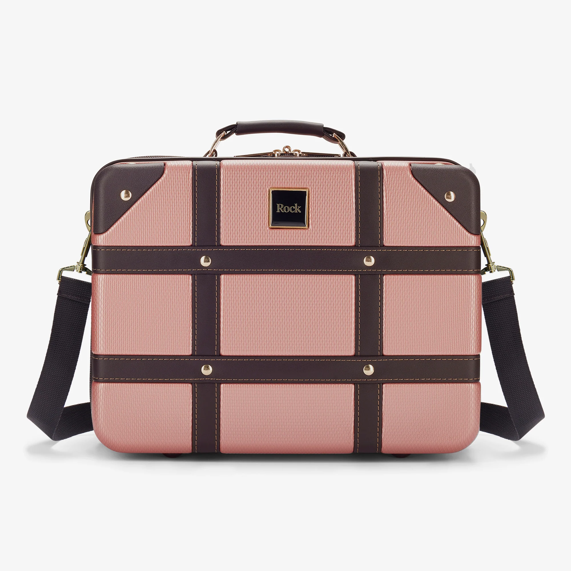 Vintage Set of 4 Suitcases in Rose Pink - Image 2