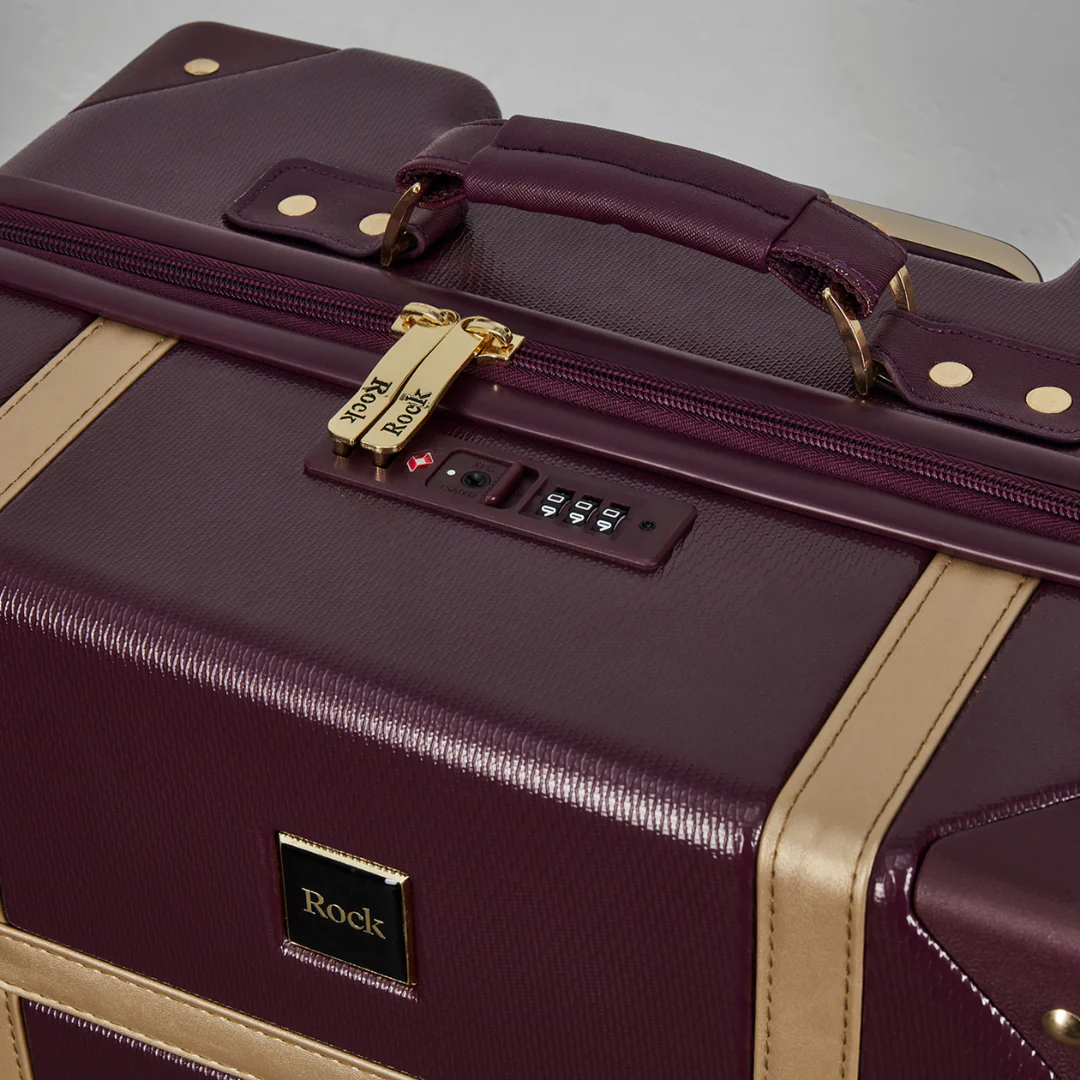 Vintage Small Suitcase in Fig - Image 6