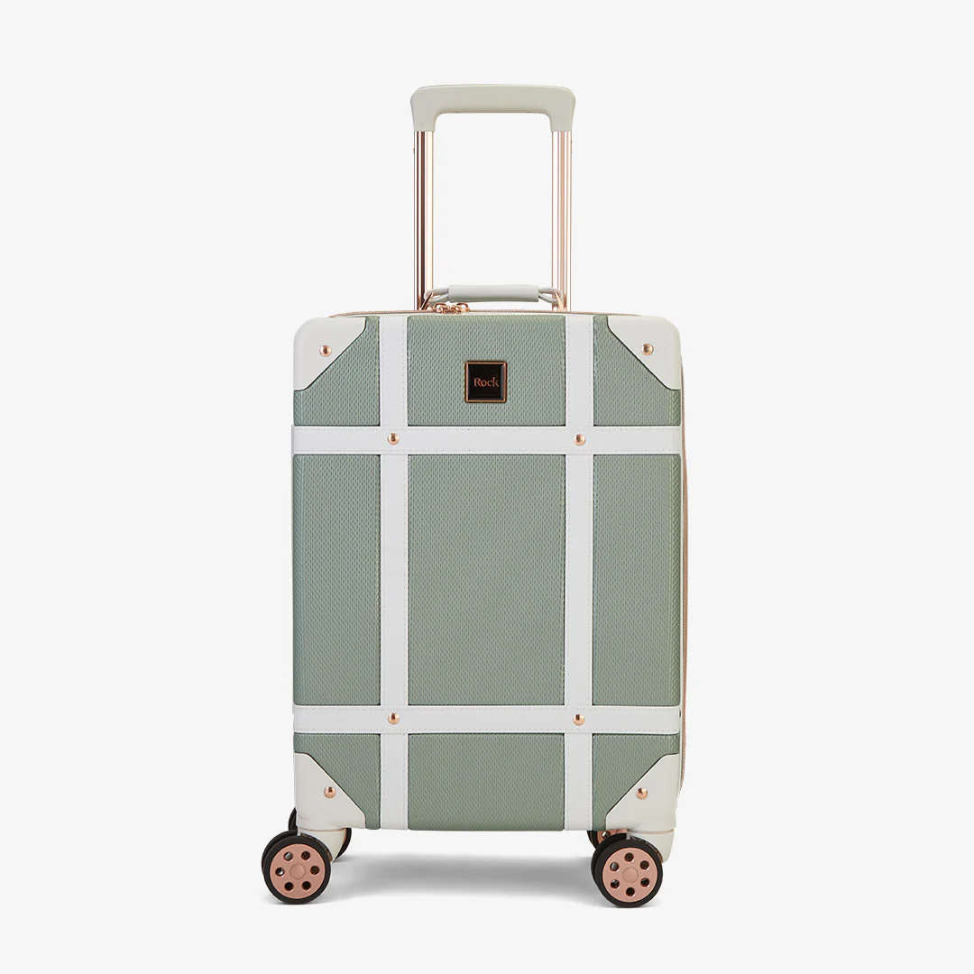 Vintage Small Suitcase in Sage Green - Image 2