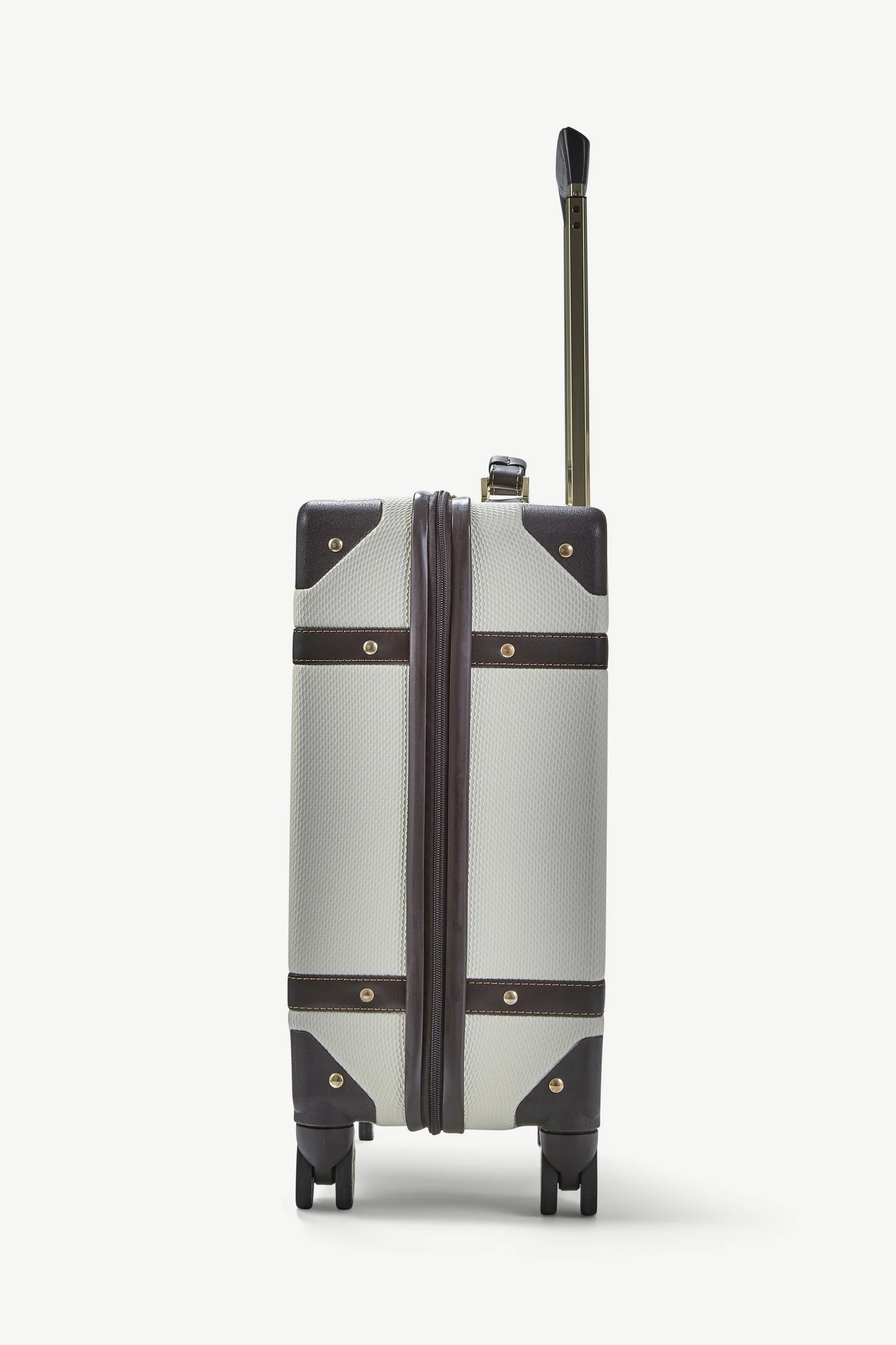 Vintage Small Suitcase in Cream - Image 3