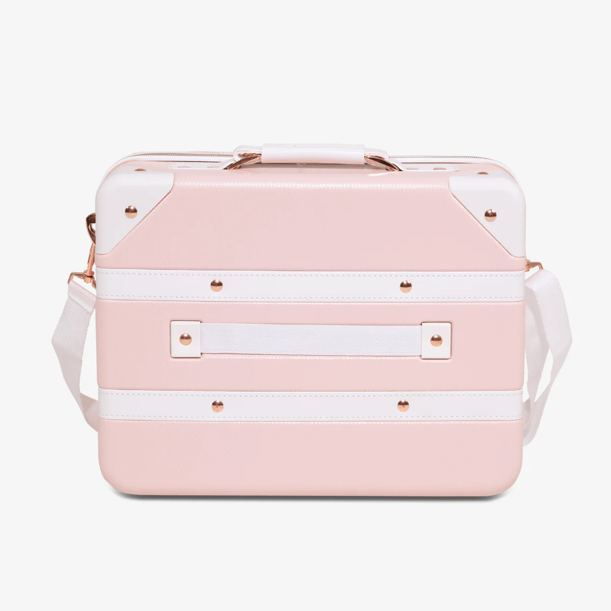 Vintage Vanity Suitcase in Baby Pink - Image 4