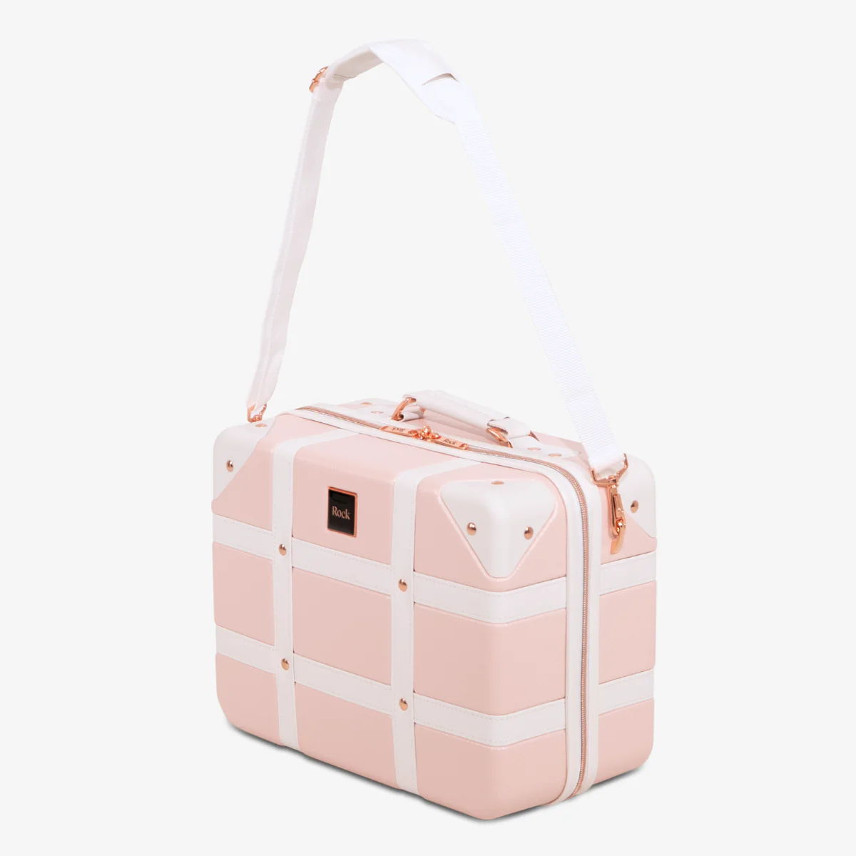 Vintage Vanity Suitcase in Baby Pink - Image 5