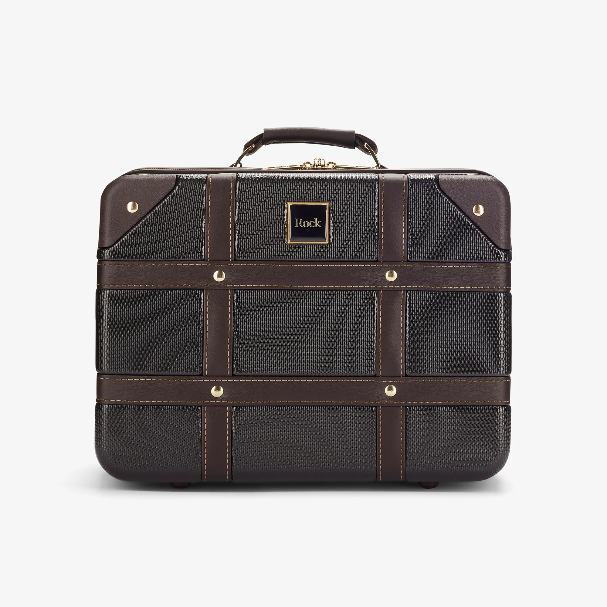 Vintage Vanity Suitcase in Black - Image 2