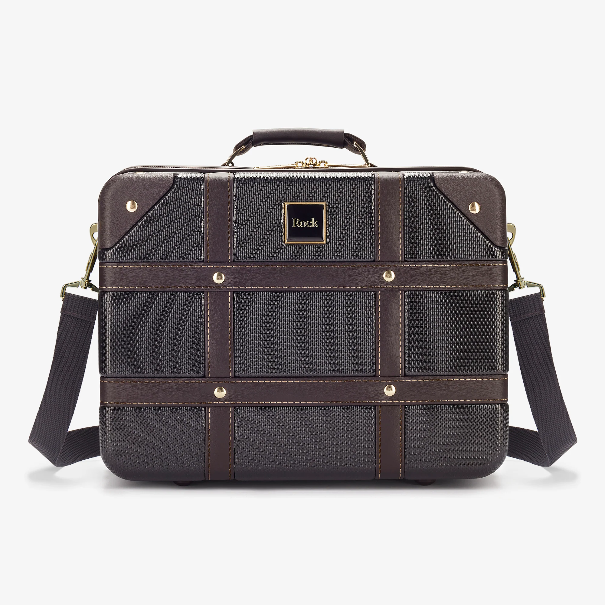 Vintage Vanity Suitcase in Black - Image 4