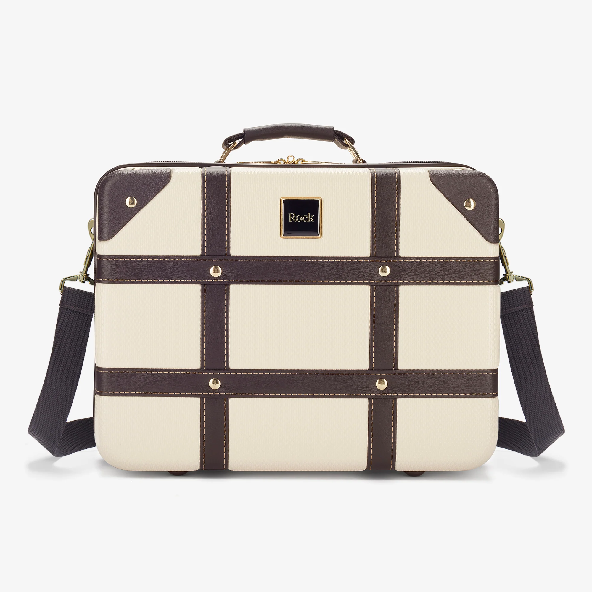 Vintage Vanity Suitcase in Cream - Image 5