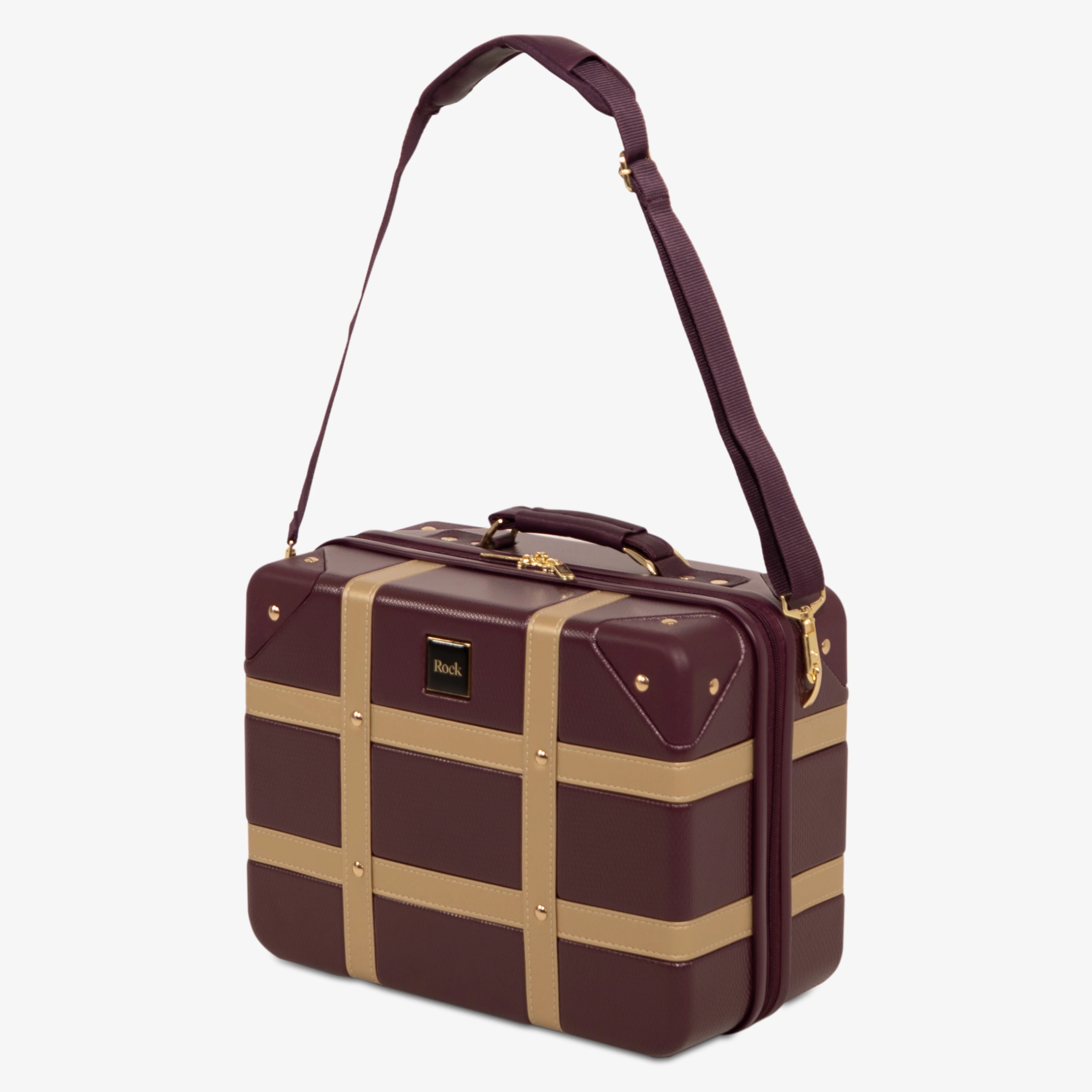 Vintage Vanity Suitcase in Fig - Image 5
