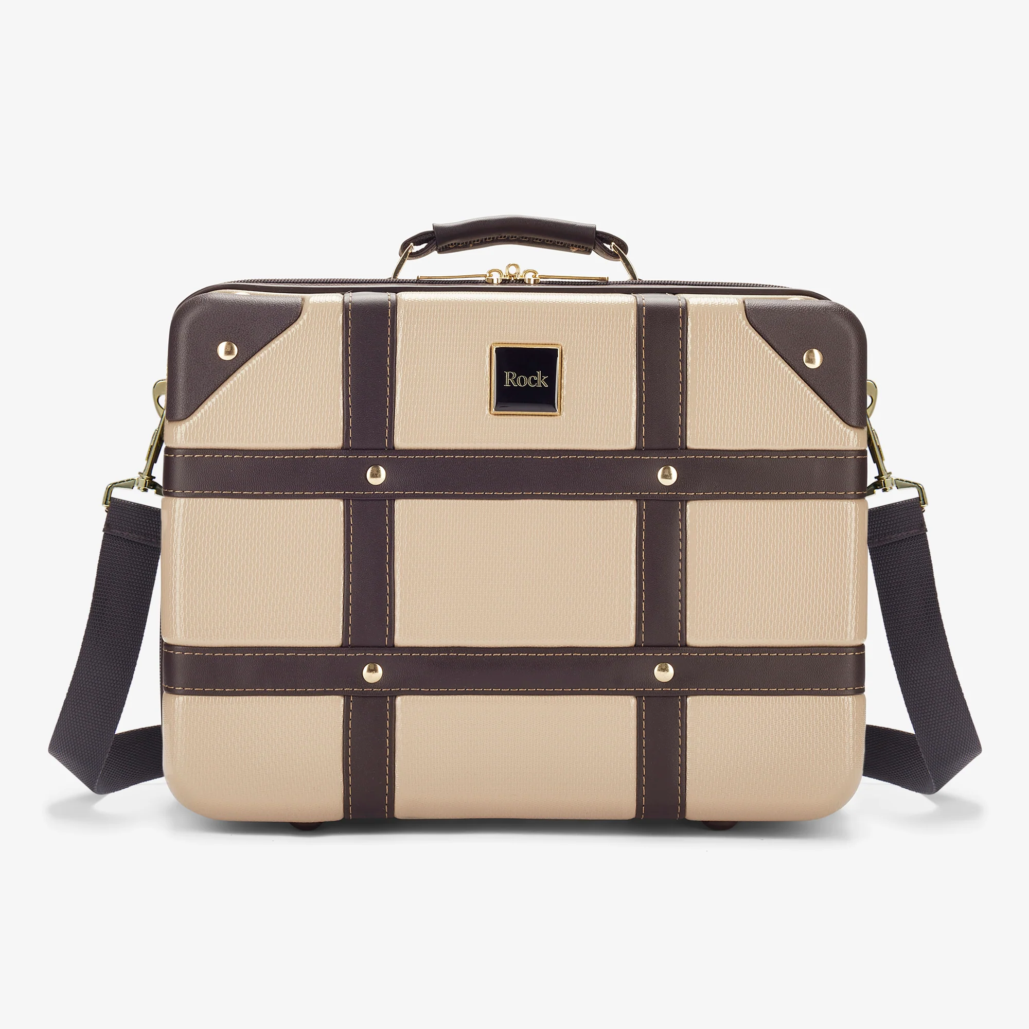 Vintage Vanity Suitcase in Gold - Image 4