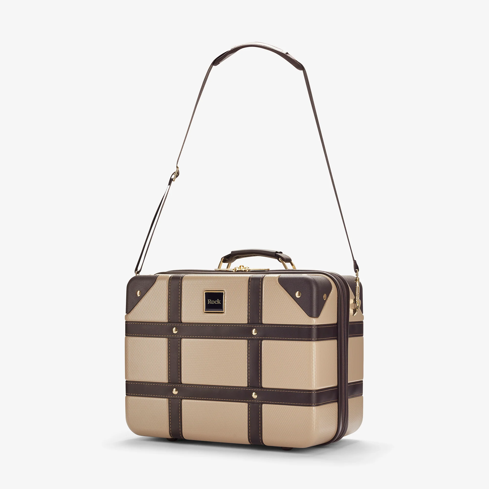 Vintage Vanity Suitcase in Gold - Image 5