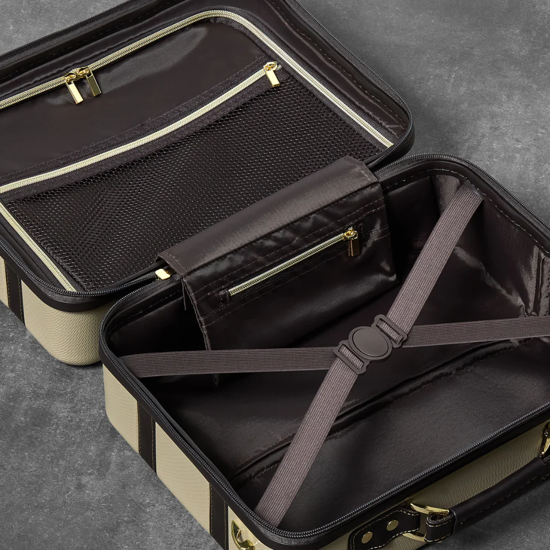 Vintage Vanity Suitcase in Gold - Image 7
